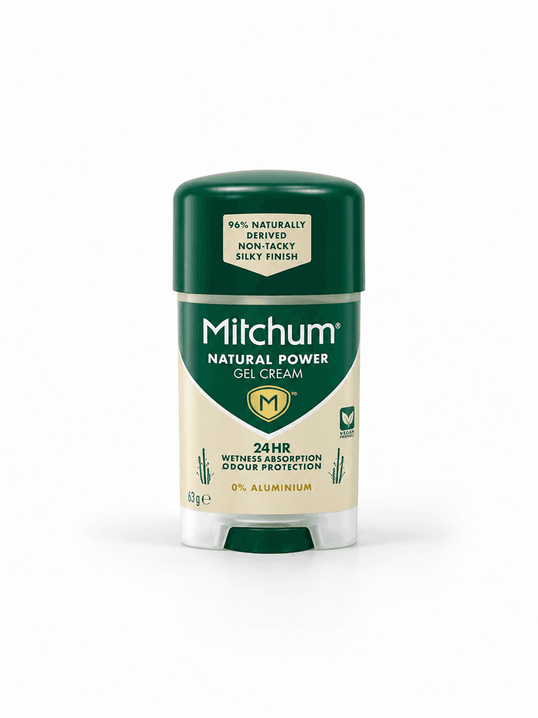 Mitchum Natural Power Aluminum-Free Gel Cream Deodorant, 24hr Protection, 63g 1