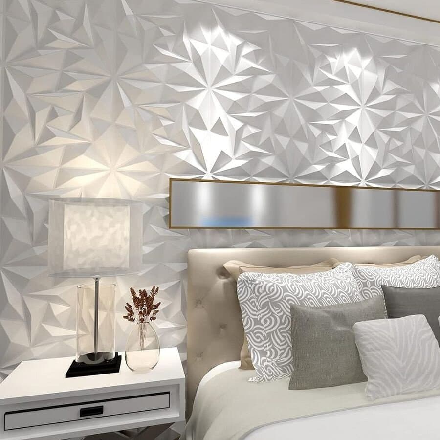 3D Wall Panels - D099 (Matte White) 2
