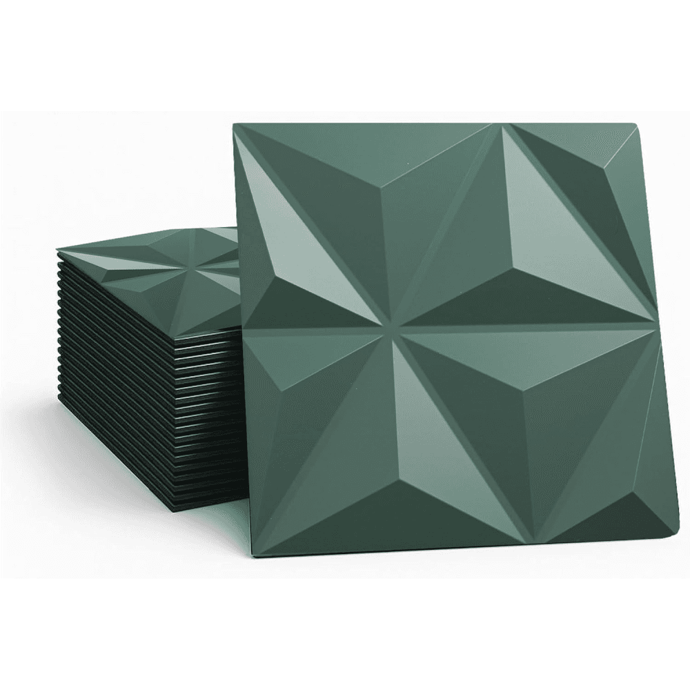 3D Wall Panels - D099 (Dark Green) 2