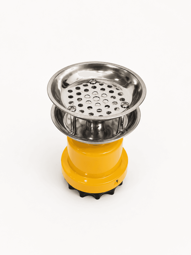 Portable Camping Gas Stove - High-Efficiency Outdoor Cooking Burner, Yellow (S) 3