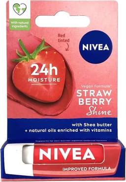 Nivea Lip Care Balm - 4.8g (Strawberry) — photo 1