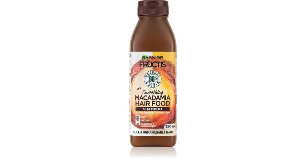 Garnier Macadamia Hair Food Nourishing Shampoo (350ml)