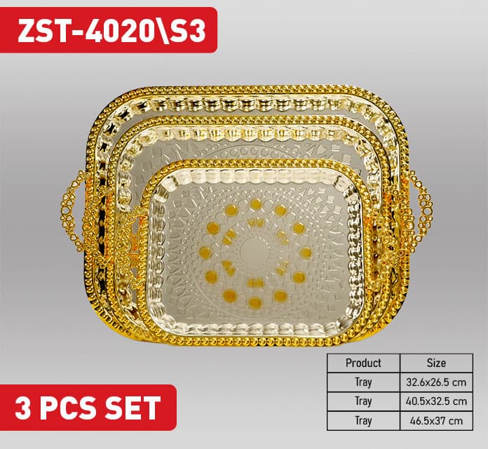 Zio Service Tray - ZST-4020\S3 (Gold) 1