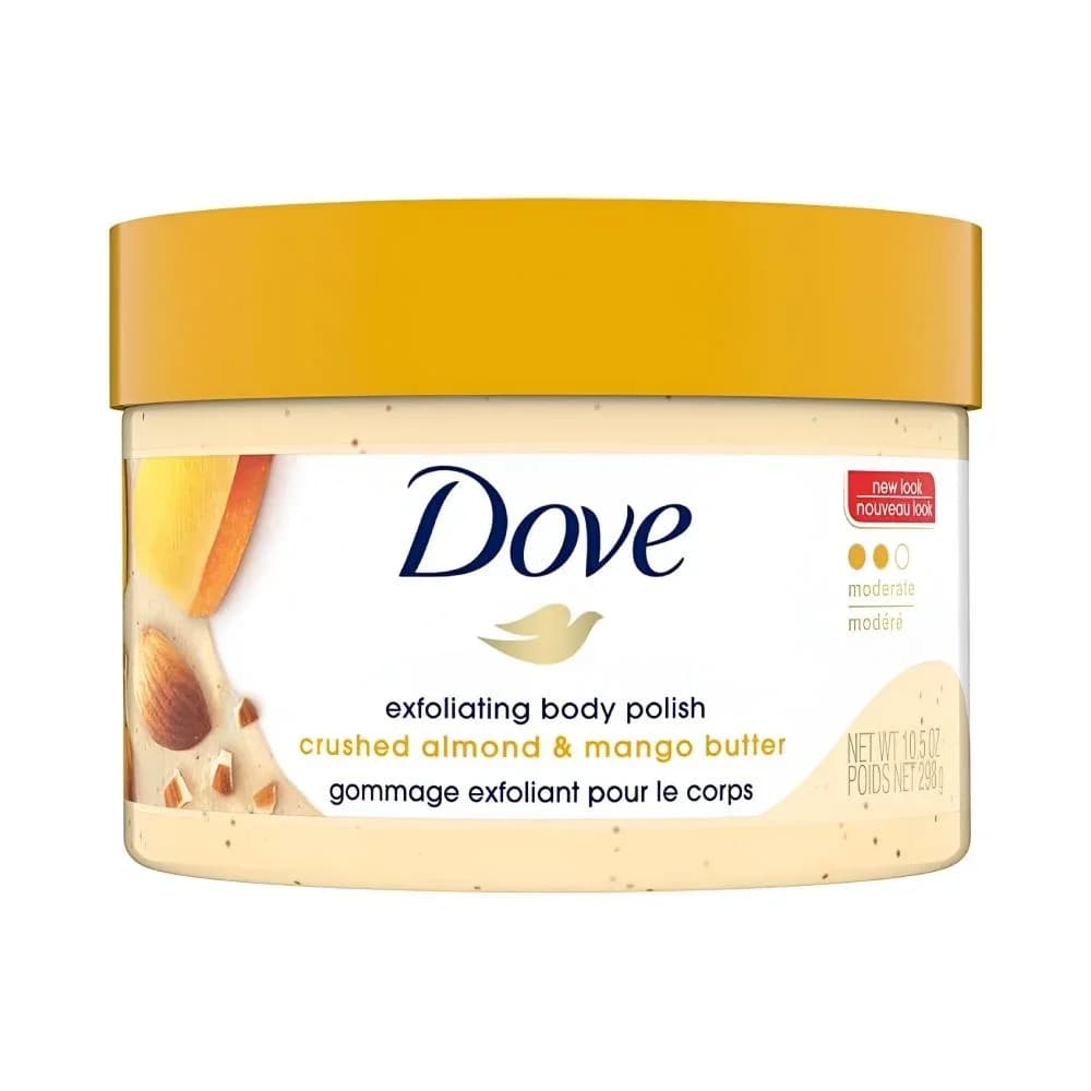 Dove Ground Almond & Mango Body Scrub & Polish - 298g 1