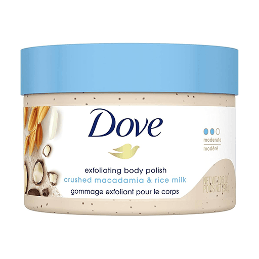 Dove Nourishing Body Scrub with Macadamia and Rice Milk - 298g 1