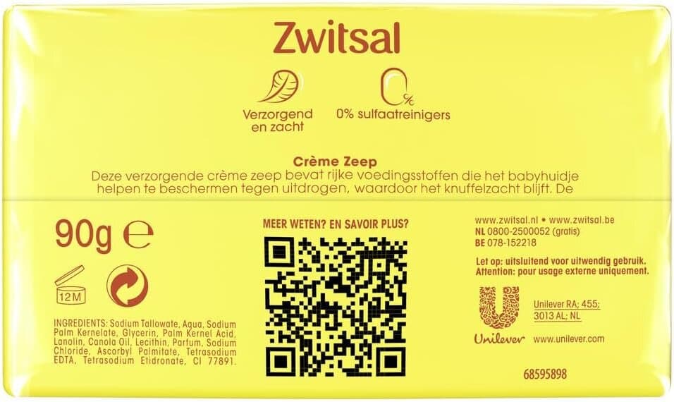 Zwitsal Cream Soap 2