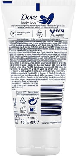 Dove Body Care Matcha Green Tea & Sakura Blossom Hand Cream - 75ml — photo 3