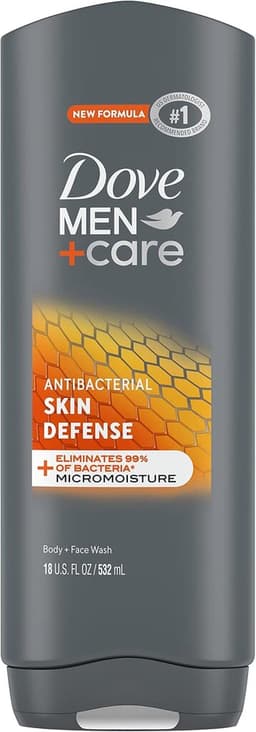 Dove Men+Care Antibacterial Skin Defense body and face wash — photo 1