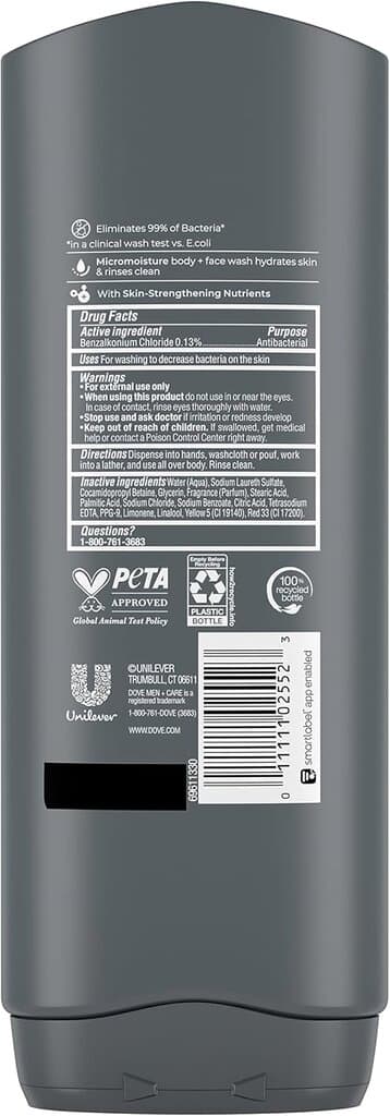 Dove Men+Care Antibacterial Skin Defense body and face wash — photo 2