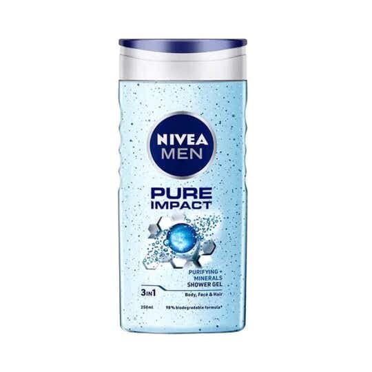 Nivea Pure Impact Body Wash And Shower Gel - 250ml