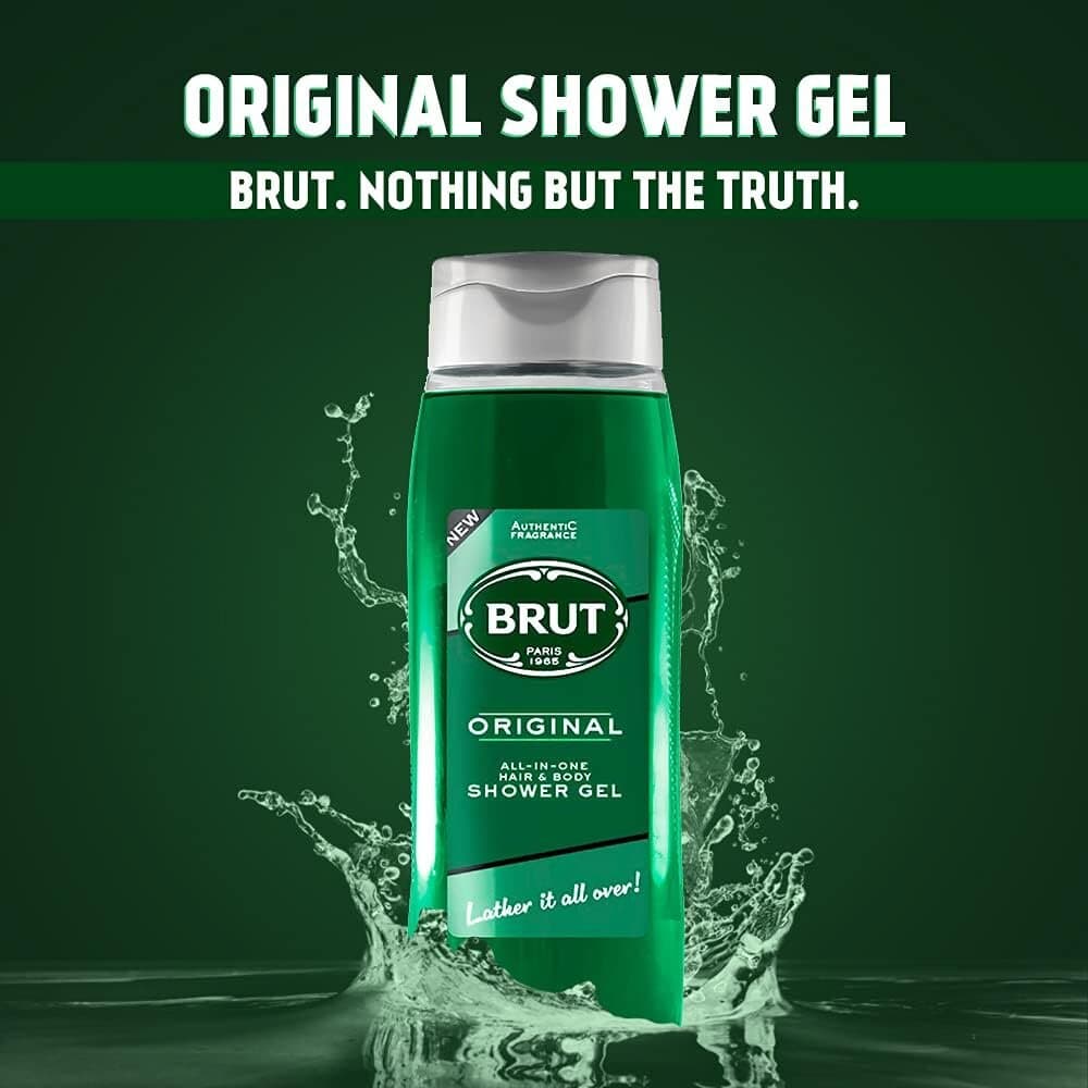 Brut Original All-In-One Shower gel for Hair & Body - 500ml — photo 4
