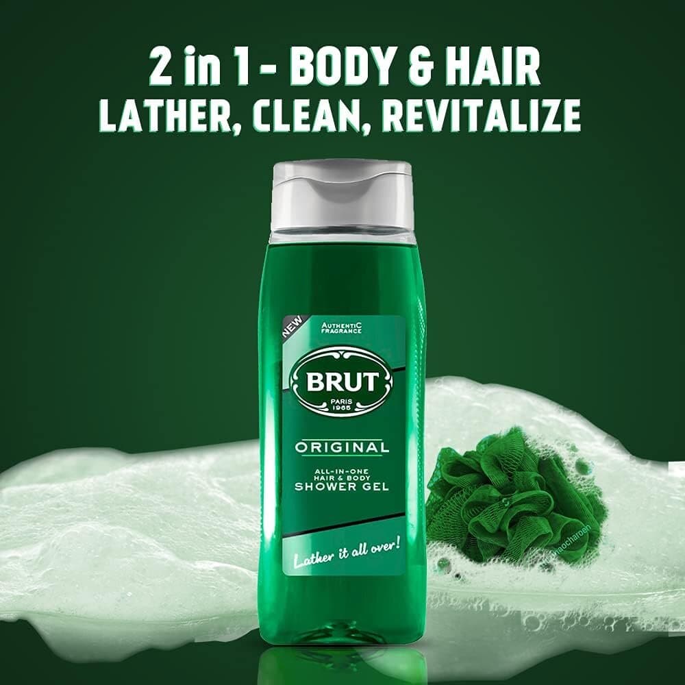Brut Original All-In-One Shower gel for Hair & Body - 500ml — photo 6