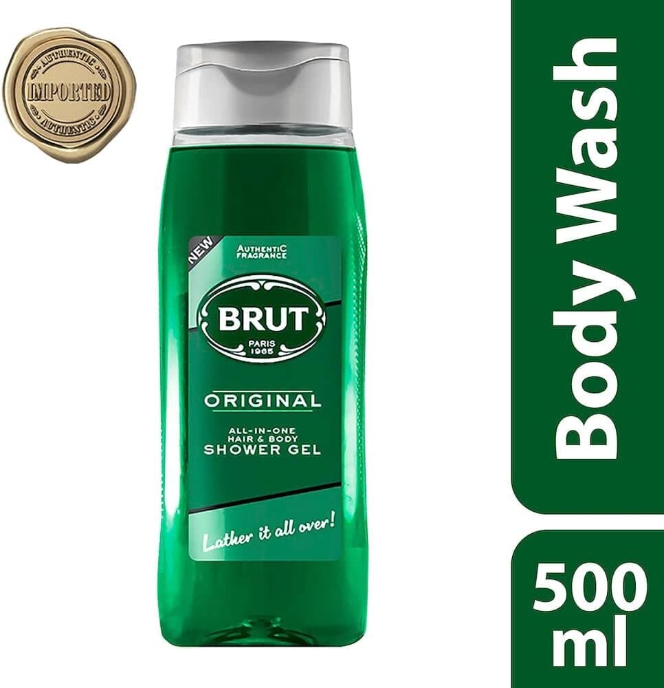 Brut Original All-In-One Shower gel for Hair & Body - 500ml — photo 2