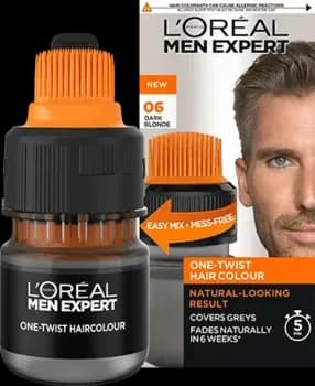 loreal-paris, One Twist Men Hair Colour 06 Dark Blonde