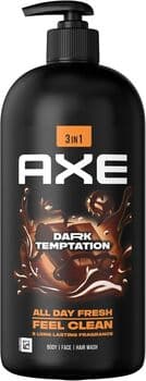 Axe Shower Gel Dark Temptation Pump Dispenser - 900ml