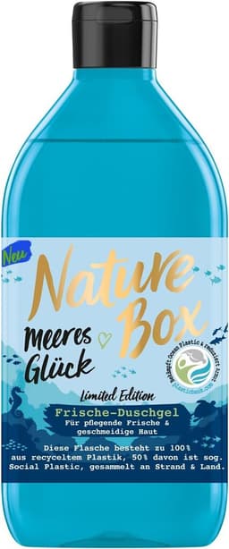 ژێلی دووشی تازە Nature Box Ocean Bliss، هەر یەکێک، چاپی سنووردار - ٣٨٥ میلی لیتر — photo 1