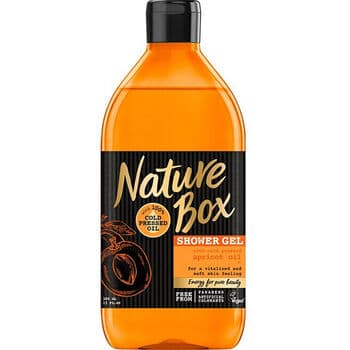 ژێلی دووشان ڤایتامین زەردەئاڵوی Nature Box بە دژەئۆکسیدان لەگەڵ ٨٠٠% ڕۆنی سارد، گونجاو بۆ ڤێگان - ٣٨٥ml