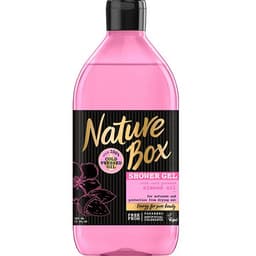 Nature Box Almonds Vitamin antioxidant shower gel with 100% cold pressed almond oil, suitable for vegans - 385ml — photo 1