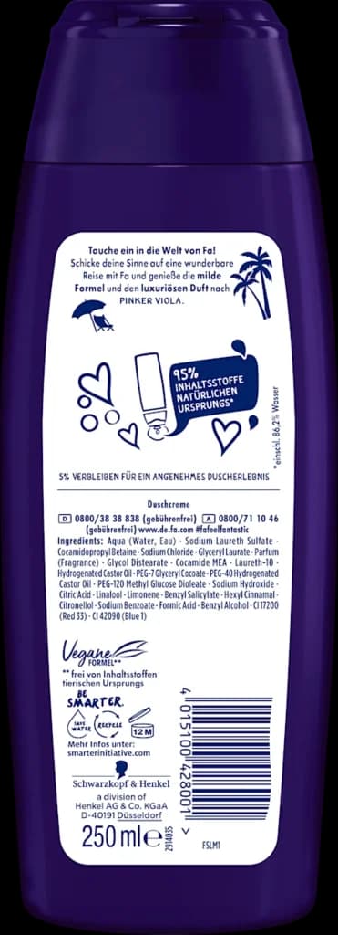 fa Cream shower Luxurious Moments - 250ml — photo 2