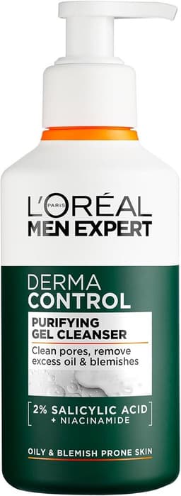 L'Oreal Men Expert Derma Control Purifying Cleansing Gel - 260ml — photo 1
