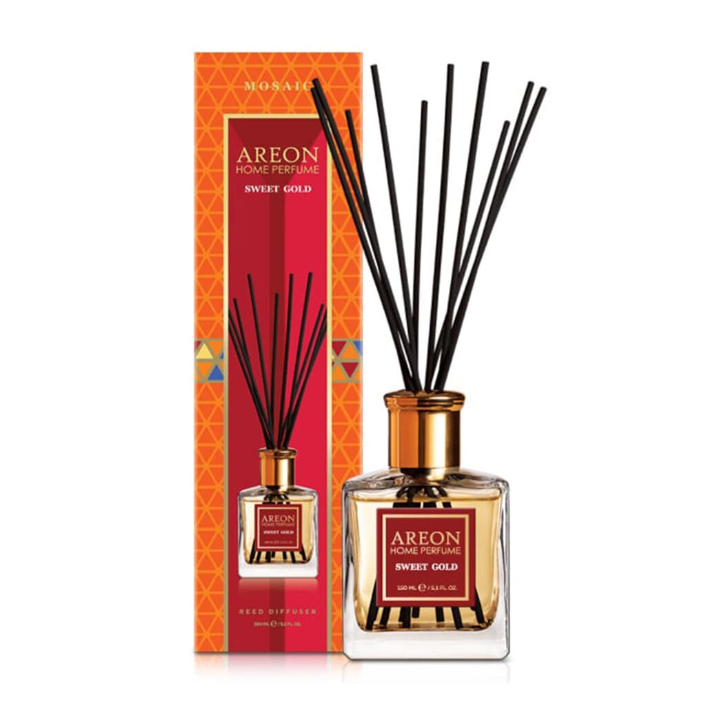 Areon Home Mosaic Sweet Gold reed diffuser 1