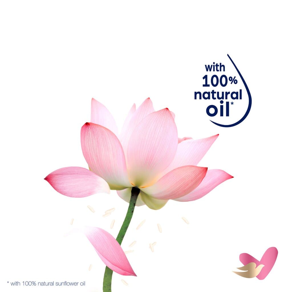 Dove Glowing Care With Lotus Flower and Rice Milk Body Lotion - 400ml — photo 4