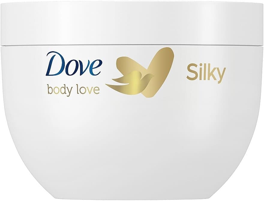 Dove / Body Care "Moisturizing and Nourishing Silk" Body Cream - 300ml — photo 2
