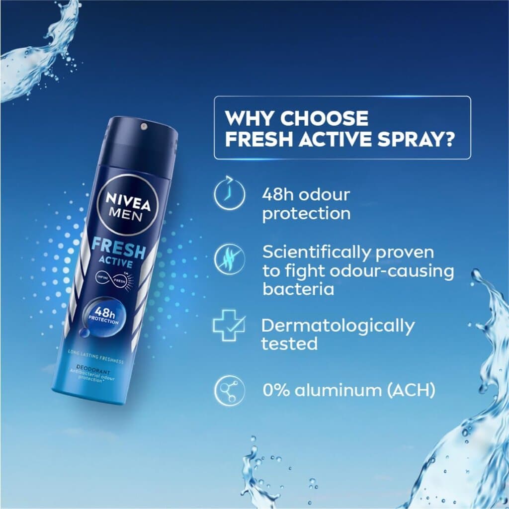 Nivea Fresh Active Original Deodorant - 150ml 2