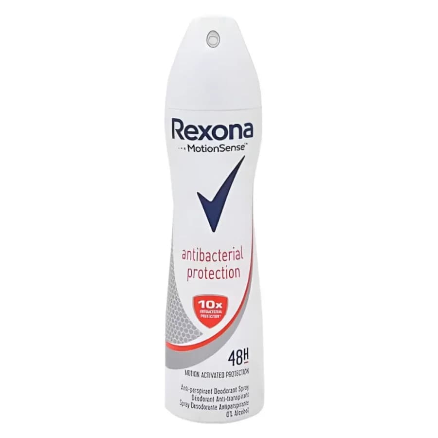 Rexona Women's Antiperspirant Spray Deodorant with Antibacterial Protection - 200ml 1