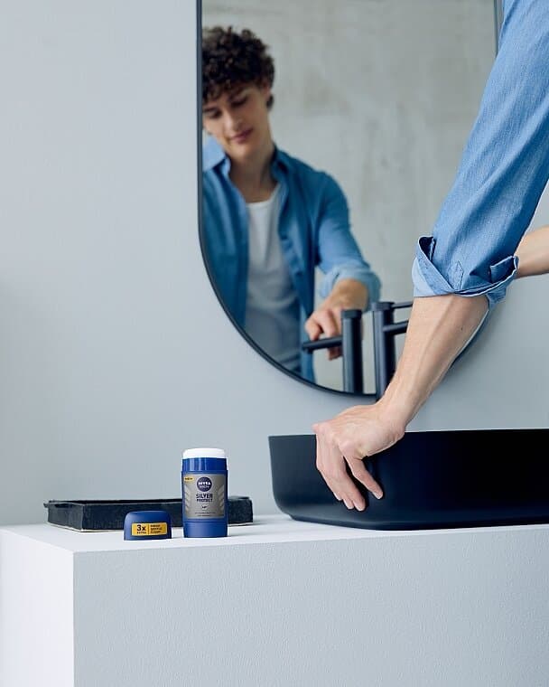 Nivea Men Silver Protect 48H Antiperspirant Stick - 50ml 3