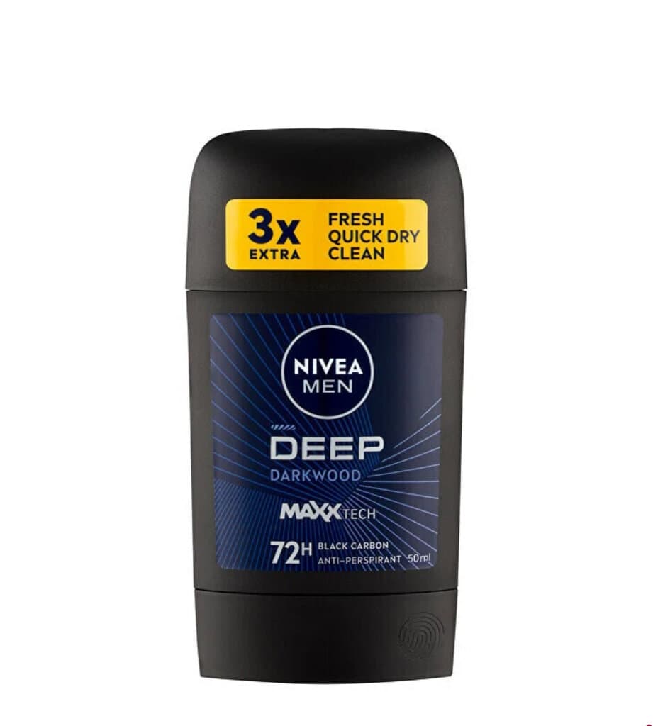 Nivea Solid antiperspirant Deep Black Carbon Nivea Men Deodorant - 50ml 1