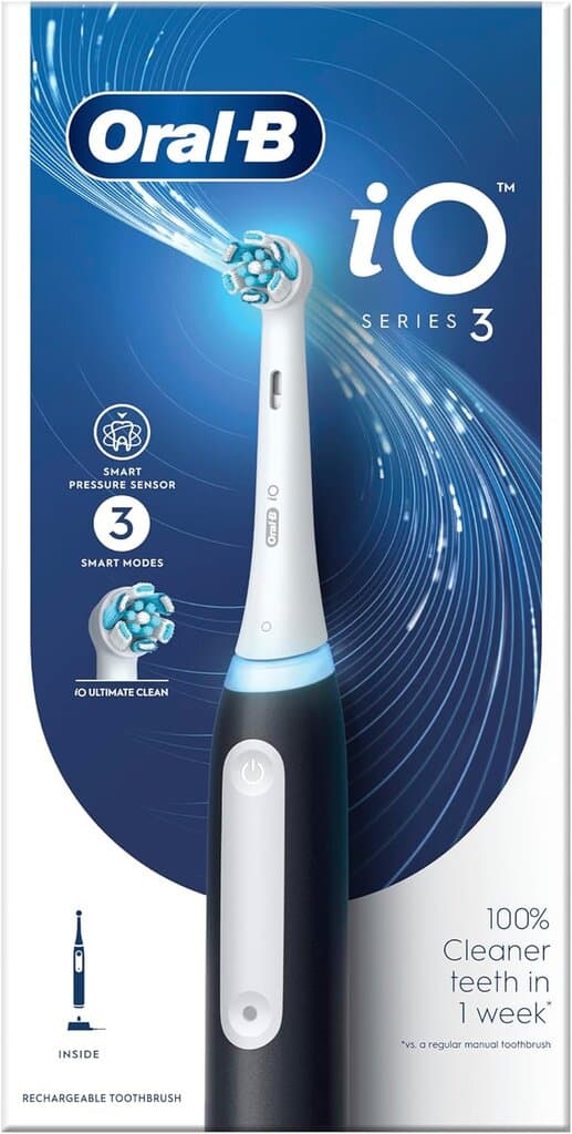Oral-B iO Series 3 Black Ultimate Clean Electric Toothbrush 2