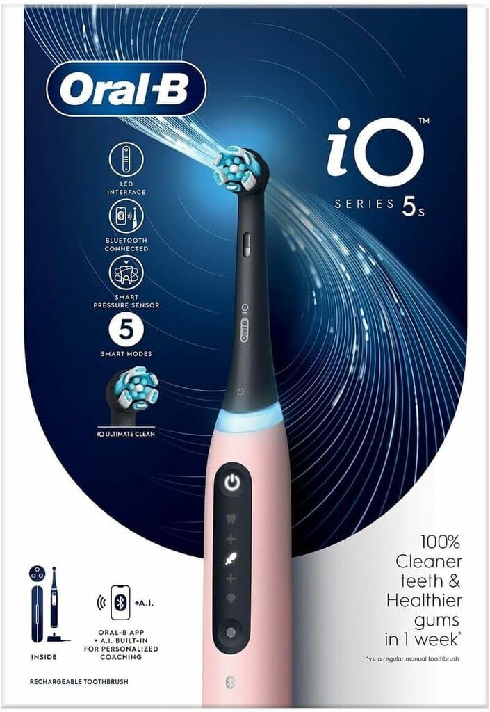 Oral-B iO 5S Pink Electric Toothbrush 1