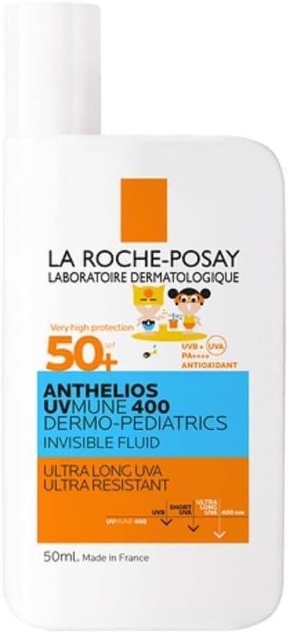 La Roche-Posay Anthelios Uv-Mune 400 Dermopediatrics fluido hidratante Spf50+ - 50ml 1