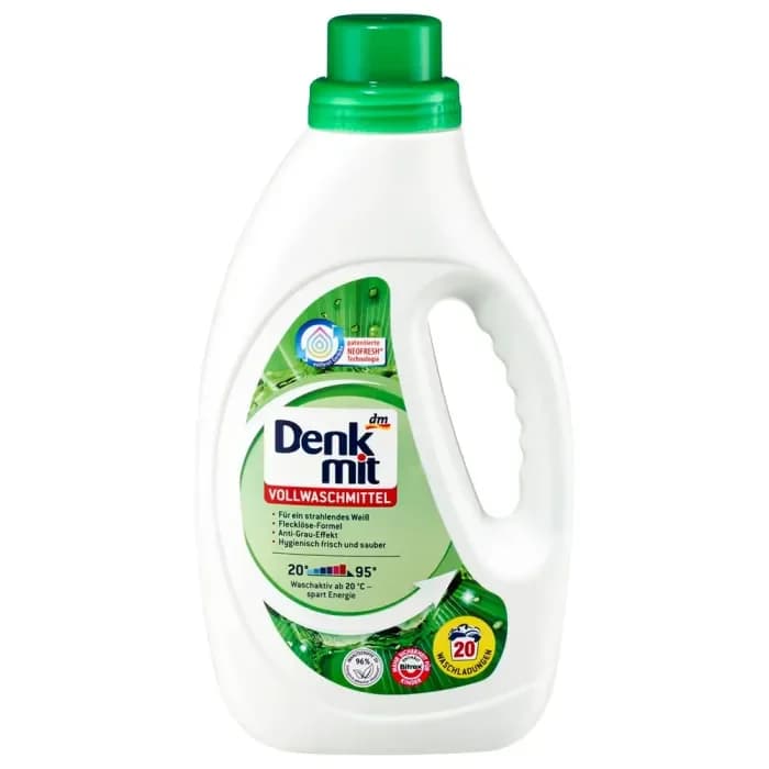 Washing gels Liquid for washing white linen Denkmit, 1.1 1