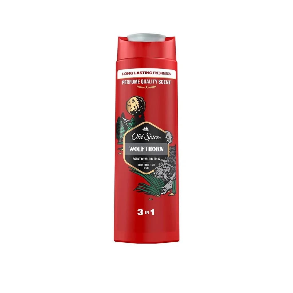 Old Spice Wolfthorn 3-In-1 Shower Gel - 400ml 1