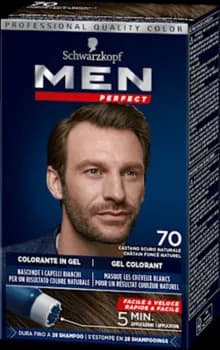 Schwarzkopf Men Perfect, Gel Color 70 Natural Dark Brown