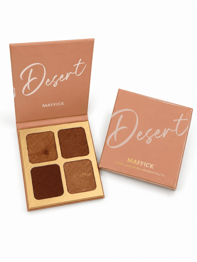 Maffick Desert Shimmer Highlighter Palette for Radiant Glow - Multi 1