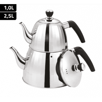 Zio Teapot Set - ZTS-1855 (Silver)