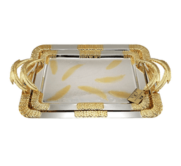 Zio Service Tray - ZST-4072\S2 (Silver/Gold) — photo 1
