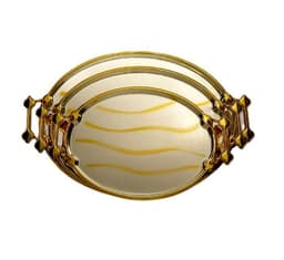 Zio Service Tray - ZST-4043\S3 (Silver/Gold) — photo 1