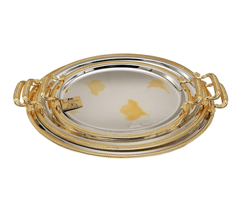 Zio Service Tray - ZST-4037\S3 (Silver/Gold)