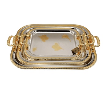 Zio Service Tray - ZST-4016\S3 (Silver/Gold)