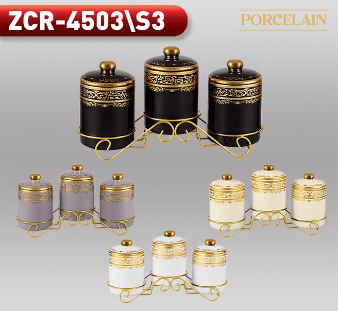 Zio Spice Jars - ZCR-4503\S3 (Black) — photo 2