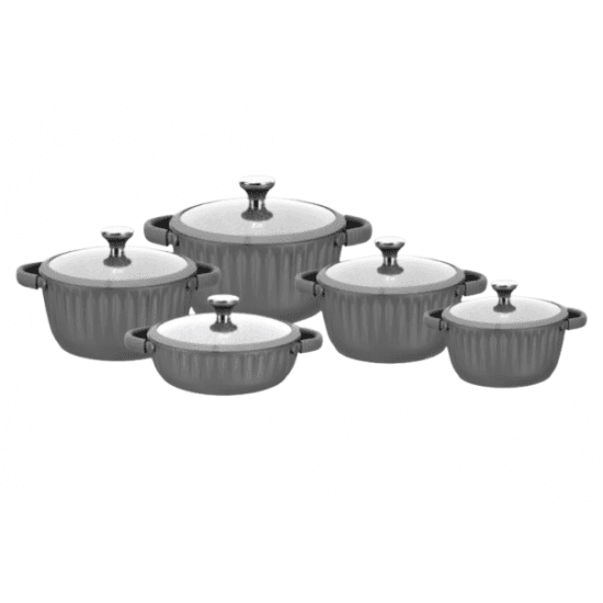 سێتی قاپی ئەلومینیومی زیۆ - ZCS-8690\5S32 (خۆڵەمێش)