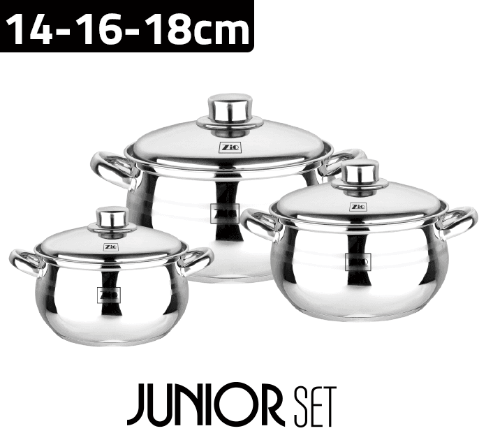 Zio SS Casserole Set - ZCS-1018\S18 (Silver)
