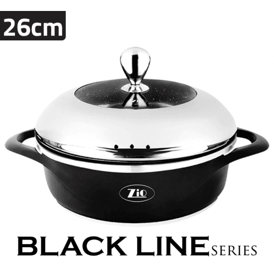Zio Low Casserole - ZLC-8002\T26 (Black)
