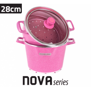 Zio Aluminium Single Caserole - ZCS-8423\T28 (Pink)