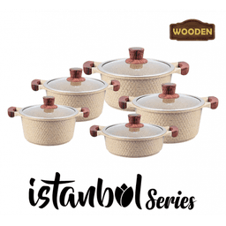 Zio Aluminium Casserole Set - ZCS-7120 (Beige) — photo 1