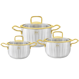Zio SS Casserole Set - ZCS-1506\S26 (Silver) — photo 1